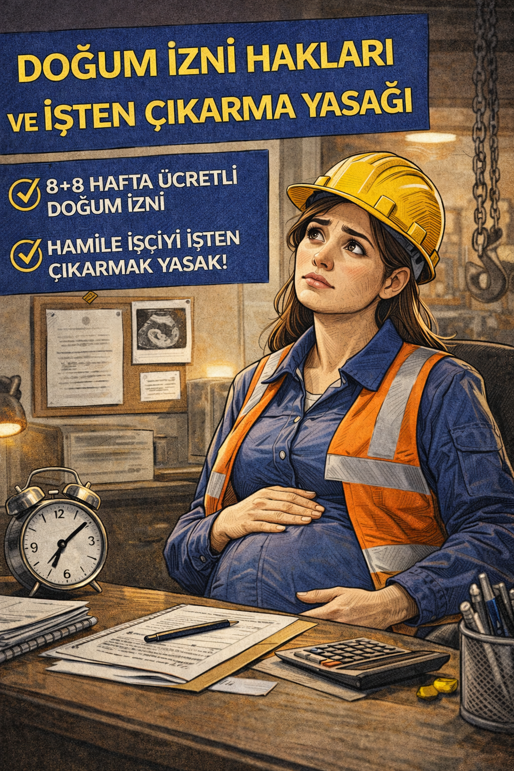 kadın işçi doğum