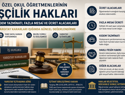 Özel Okul Öğretmenleri Kıdem Tazminatı Alabilir mi? Yargıtay Kararları Işığında